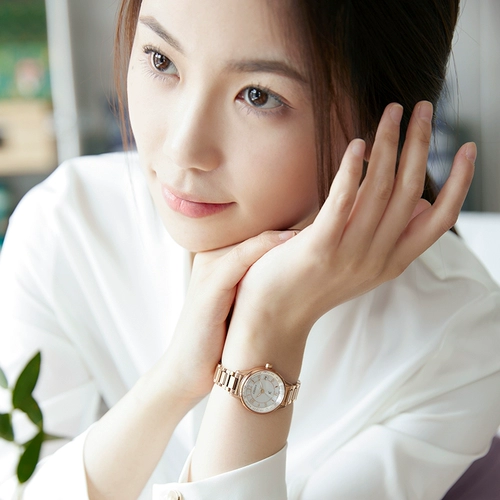 Официальный сайт Citizen, флагманские аутентичные женские часы Shubo с титановым покрытием вишневого цвета, розовое золото, легкая кинетическая энергия, многостанционные радиоволновые женские часы EC1162