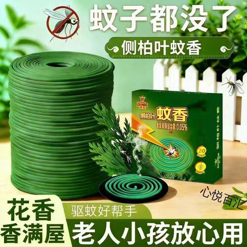 侧柏叶檀香强效清香持久蚊香