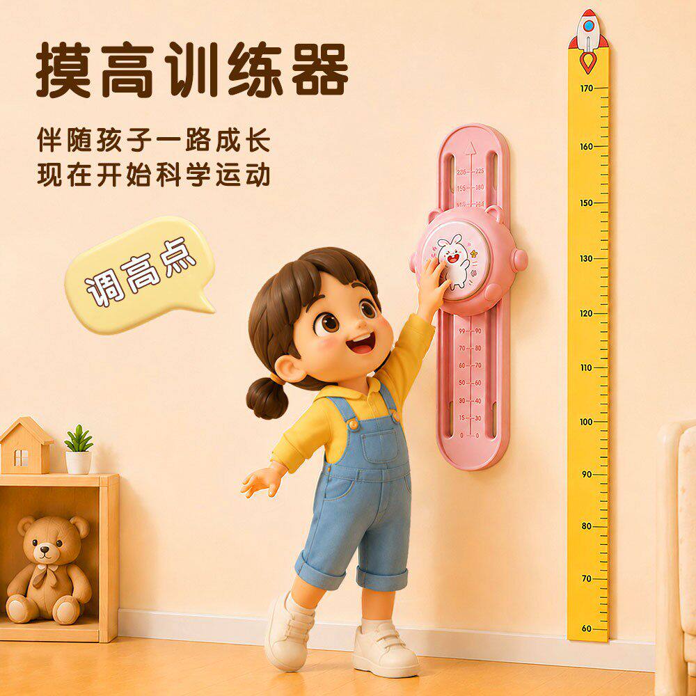 摸高器数显儿童摸高训练语音计数发光拍拍乐跳高弹跳玩具锻炼跳跃