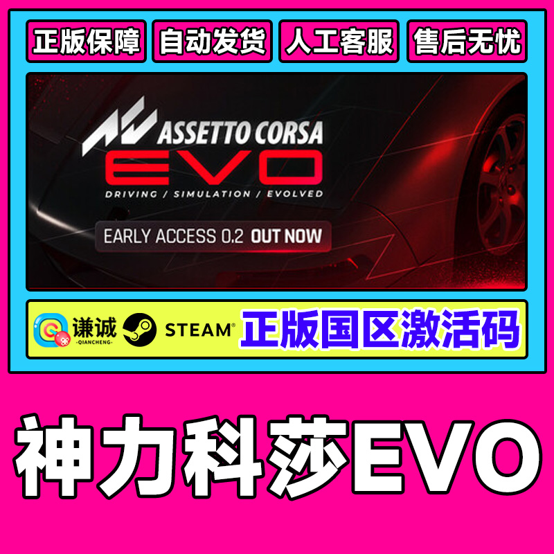 Steam中文正版 神力科莎EVO Assetto Corsa EVO 国区激活码CDKey