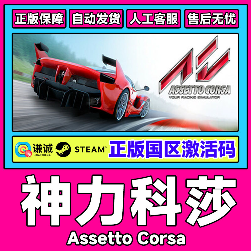 PC中文正版 steam 神力科莎 Assetto Corsa CDKey 国区激活码