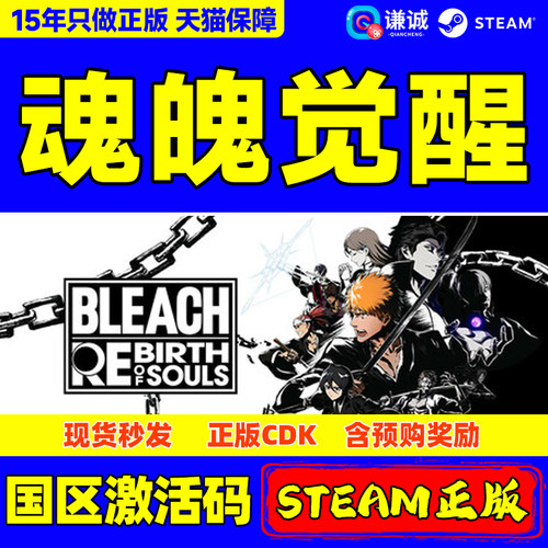Steam游戏 BLEACH 死神 魂魄觉醒 BLEACH Rebirth of Souls 国区激活码CDKey PC正版游戏