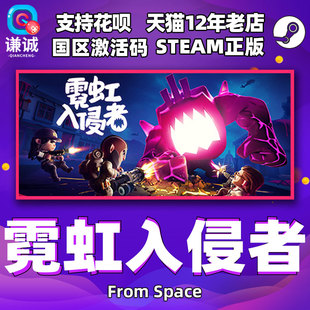 PC中文 steam 霓虹入侵者 From Space 国区激活码cdkey 正版游戏
