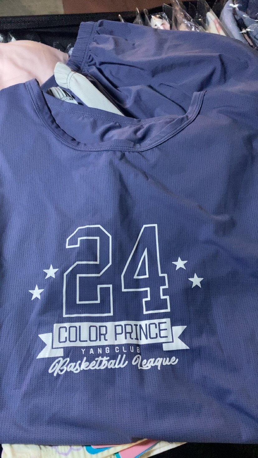 全新画笔王子儿童家居服运动套装无袖背心篮球服速干套装工厂尾单图片