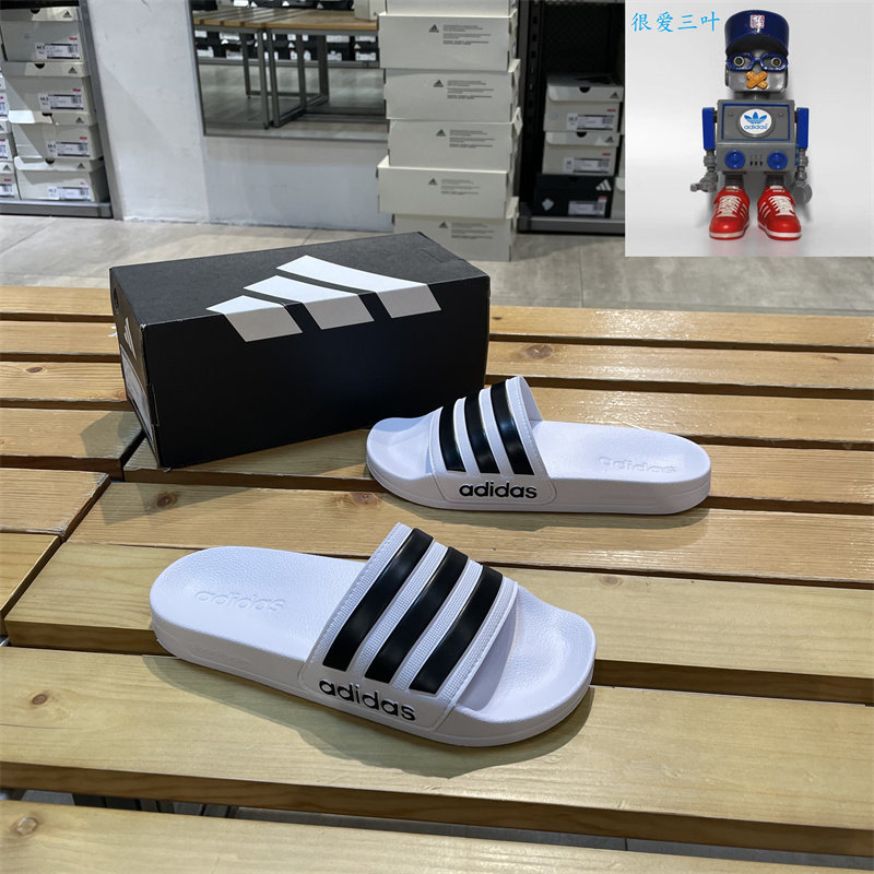 Adidas/阿迪达斯 neo ADILETTE SHOWER男女通用 舒适拖鞋 GZ5921