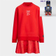 连衣裙 女童运动休闲长袖 HZ0224 阿迪达斯 Adidas