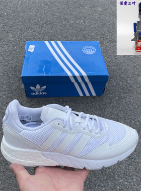 Adidas 阿迪达斯 三叶草ZX1K BOOST男子减震休闲运动鞋 FX6516