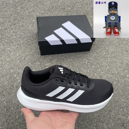 阿迪达斯Runfalcon 3.0女款透气织物减震防滑耐磨跑步鞋 HP7556