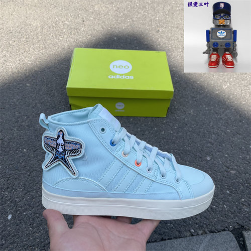 Adidas/阿迪达斯neo CITY CANVAS HI 男女同款运动板鞋 HP9679