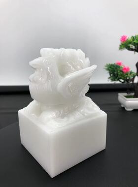 吉祥凤凰印章玄关办公桌客厅摆件