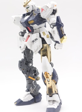 RG牛高达补件RX-93Nu V万代阿姆罗金属件 非合金 组合度良好