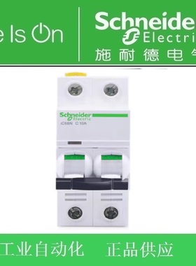 正品 施耐德断路器/空气开关 IC65N 2P D63A 订货号A9F19263