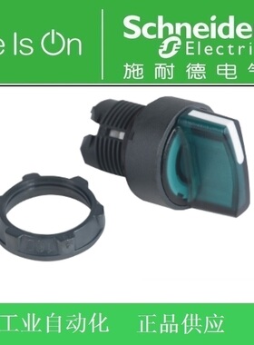 施耐德电气XB/系列带灯选择开关2档ZB5AK1233C绿色