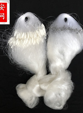 渔网1米3高粘网捕鱼丝网鲫鱼网小外套一百米长全胶丝鱼网三层沉网