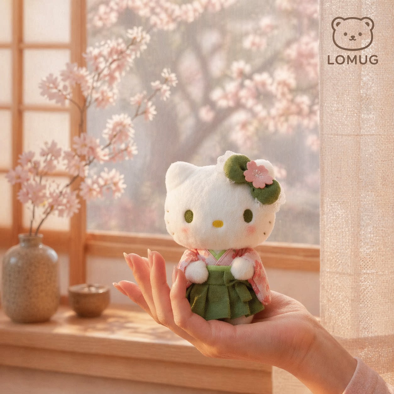 日本LOMUG京都Hellow毛绒/玩偶/公仔/布