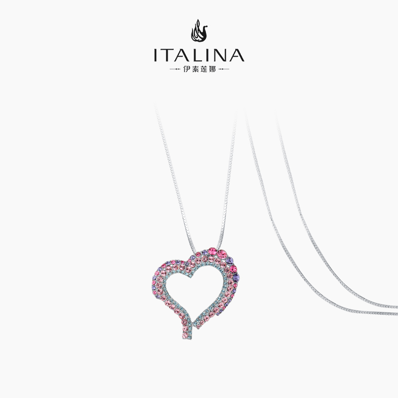 伊泰莲娜人造水晶合金女项链