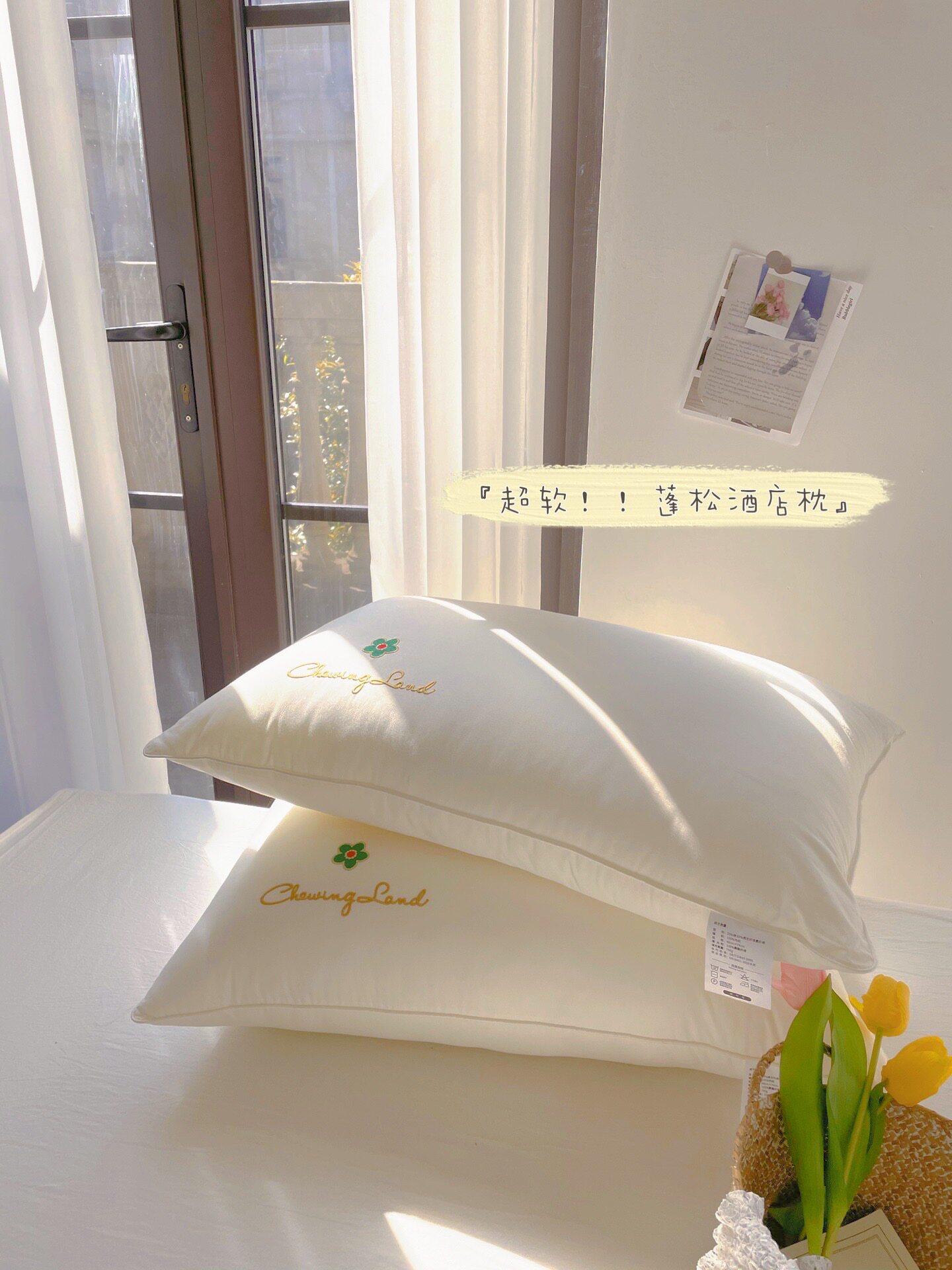 天丝棉超软枕头双人枕芯不塌陷一对装成人家用护颈椎助睡眠五星