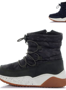 外贸原单佐治George雪地靴加绒保暖棉鞋耐磨防滑厚底短靴 30809