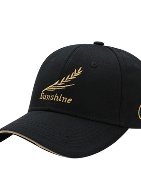 户外鸭舌帽男麦穗棒球帽