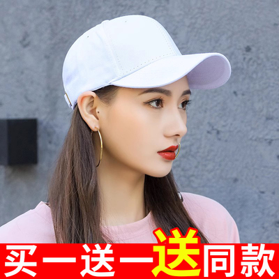 春秋韩版潮牌女夏白色显脸小帽子