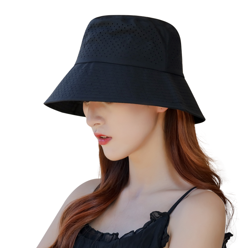 渔夫帽女夏季防晒遮阳帽透气速干网帽防紫外线帽子女夏女款太阳帽