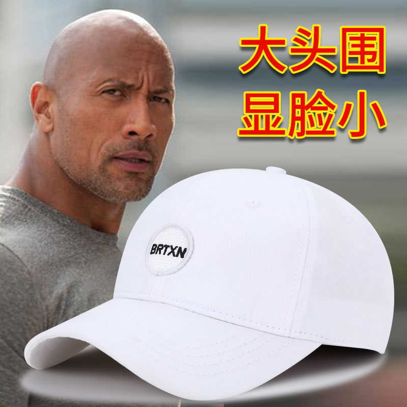 帽子夏季大头围遮阳鸭舌帽