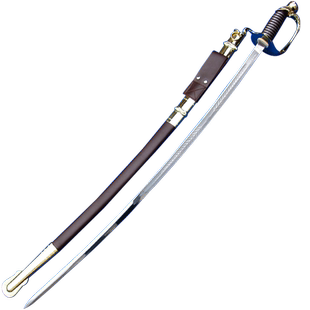 龙泉古羽刀剑 皇家指挥剑 精装皮质仪仗剑 道具欧式西洋剑 未开刃