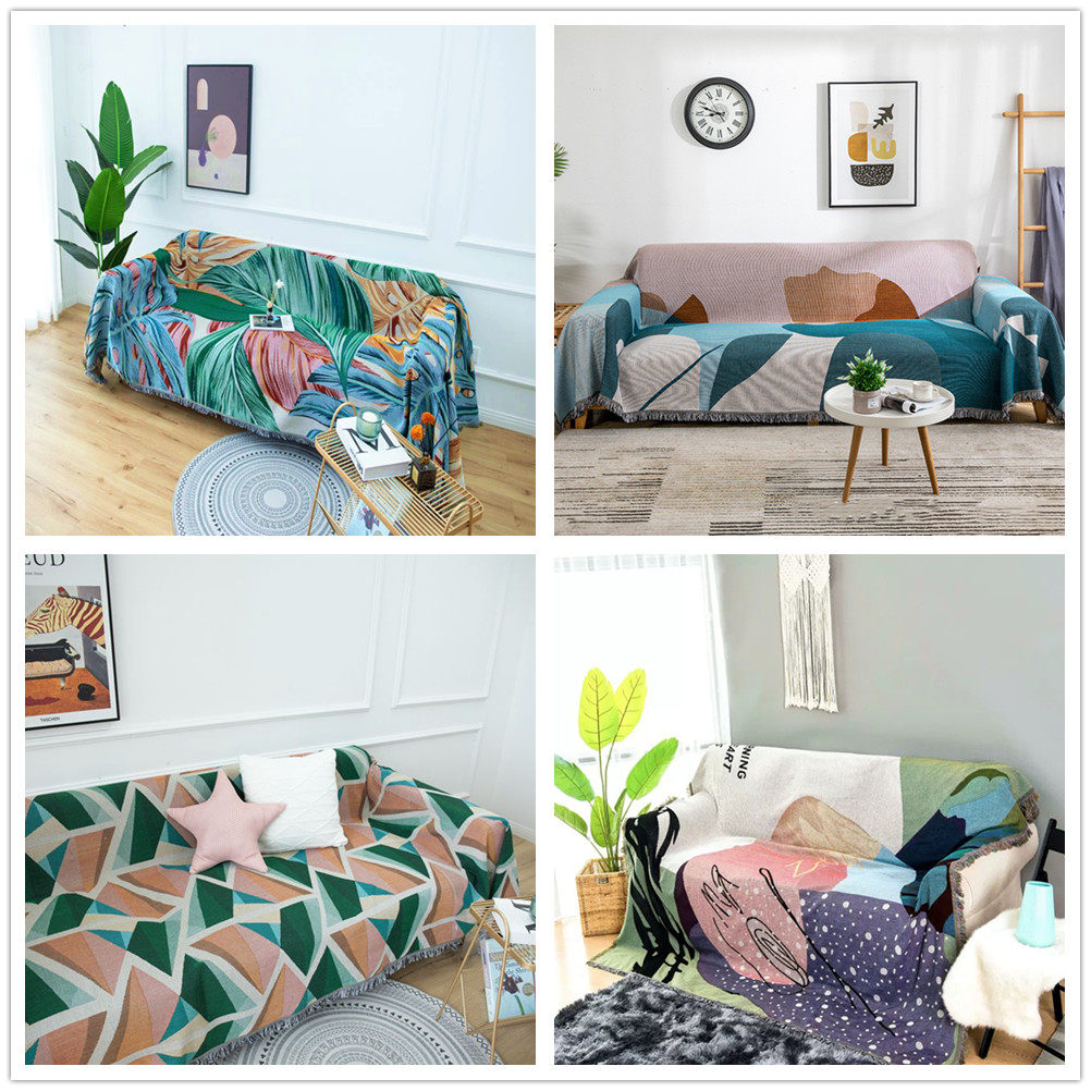 沙发巾高级感沙发毯全盖毛毯加厚冬季床尾毯搭巾北欧风懒人披肩毯,床上用品,休闲毯/毛毯/绒毯,淘宝优惠券,粉丝福利购,淘宝优惠卷