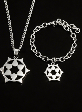 蔚蓝档案/碧蓝档案伊落玛丽光环项链吊坠手链不锈钢材质游戏周边