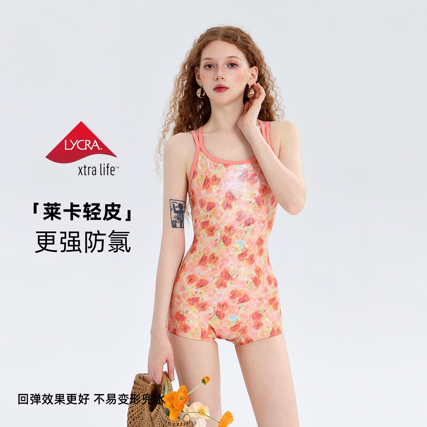 女竞速带胸垫泳衣馆用温泉泳装图片