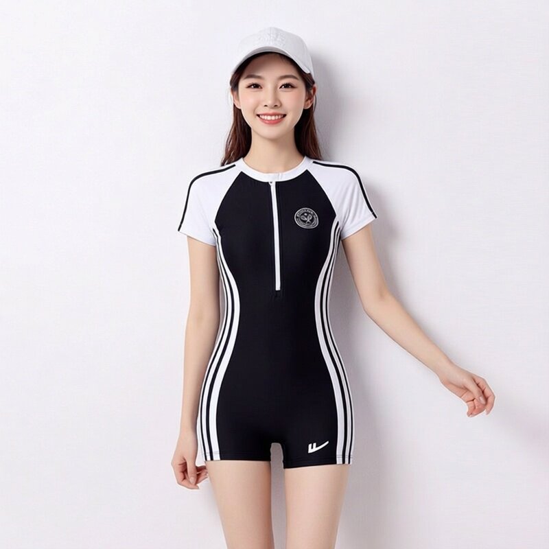 回力泳衣女士连体平角2026新款高级感竞速游泳馆训练专用成人泳装