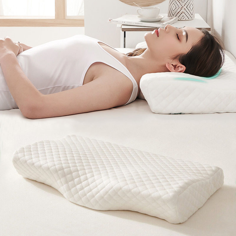 泰国进口乳胶枕头蝶形枕助睡眠保乳胶枕