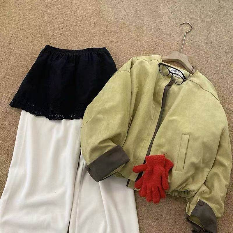 2026秋冬神器搭卫衣花边屁帘蕾丝下摆防走光短裙新款打底半身裙,女装/女士精品,半身裙,淘宝优惠券,粉丝福利购,淘宝优惠卷