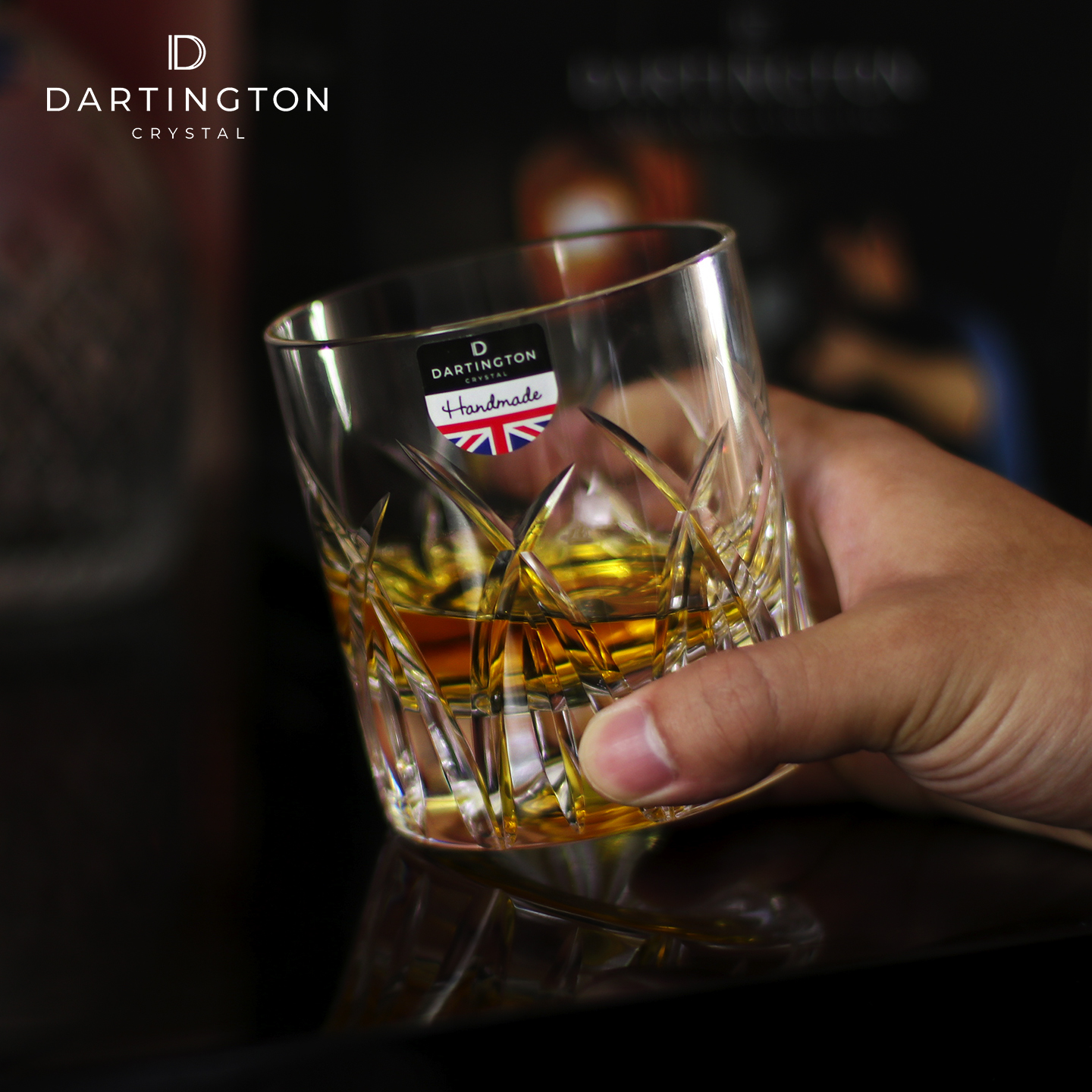 DARTINGTON水晶玻璃洋酒杯啤酒杯