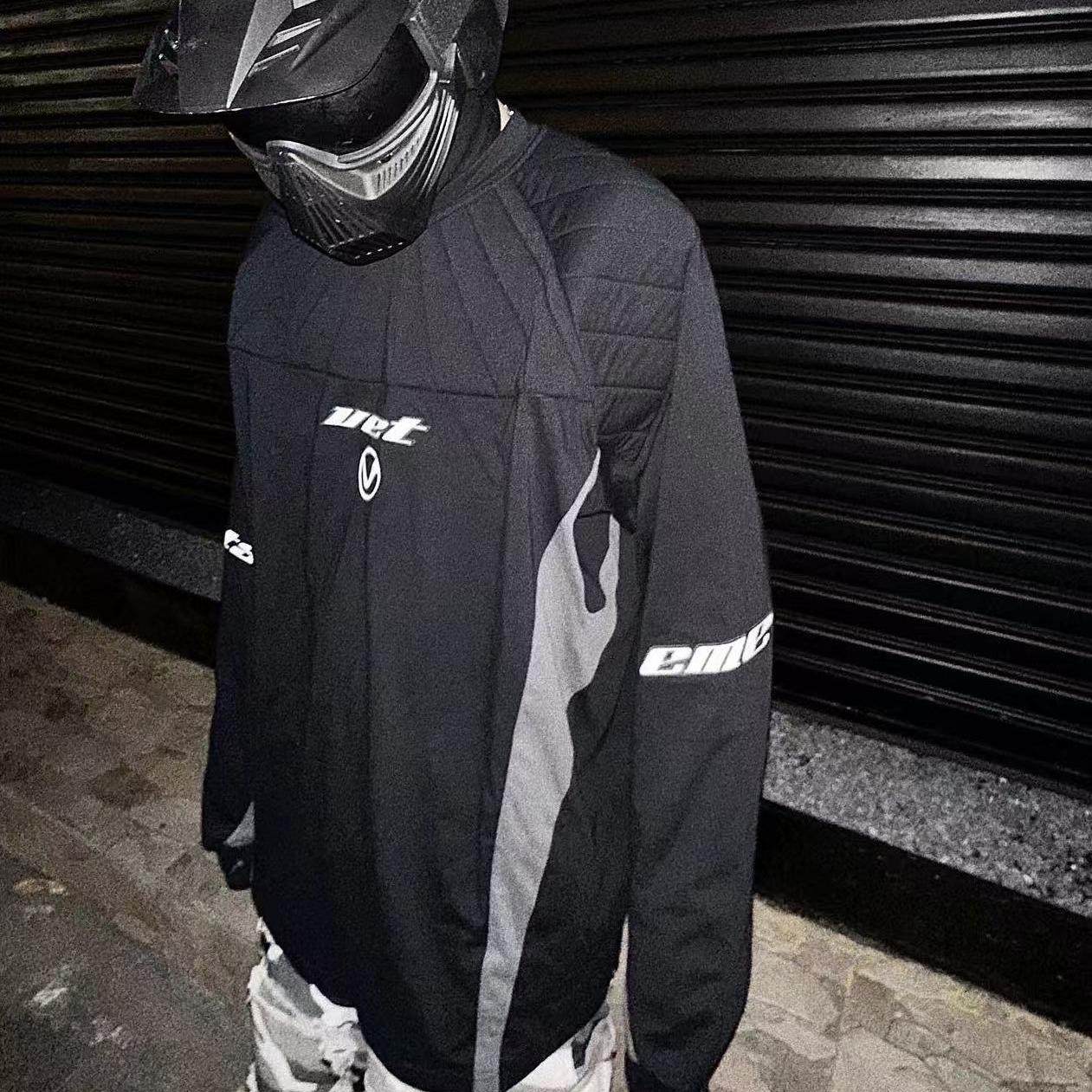 自主VTM赛车服防护卫衣垫肩