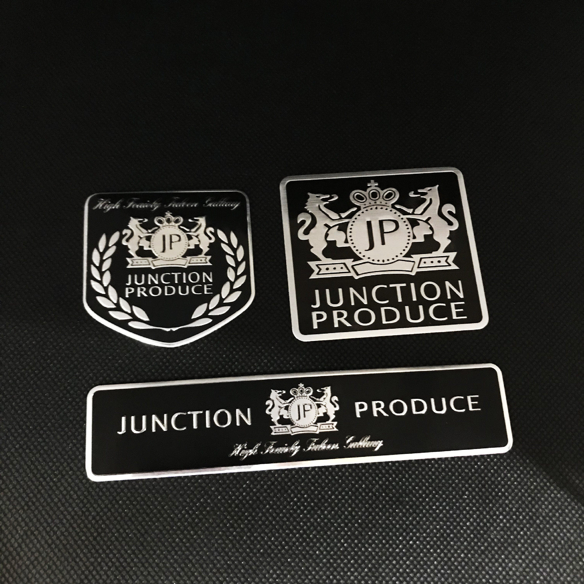 JP车贴汽车改装金属徽章铝合金贴标JUNCTION PRODUCE铭牌尾标装饰