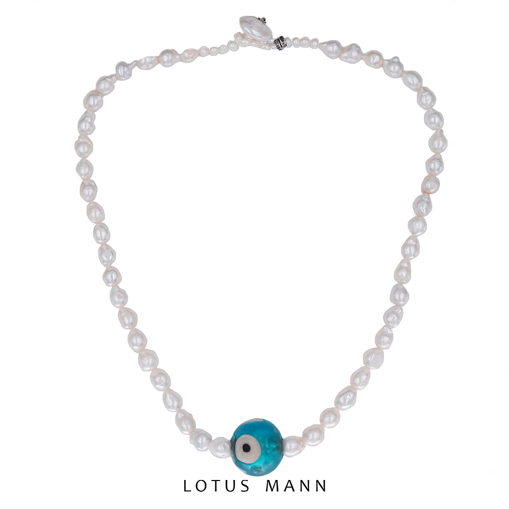 奇趣琉璃珠巴洛克路塔斯曼项链