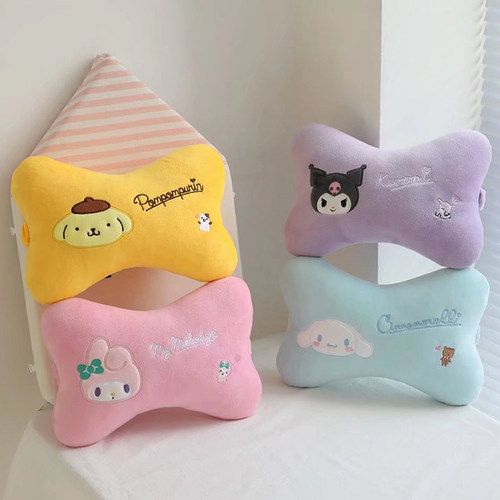 可爱库洛米汽车头枕座椅护颈靠枕