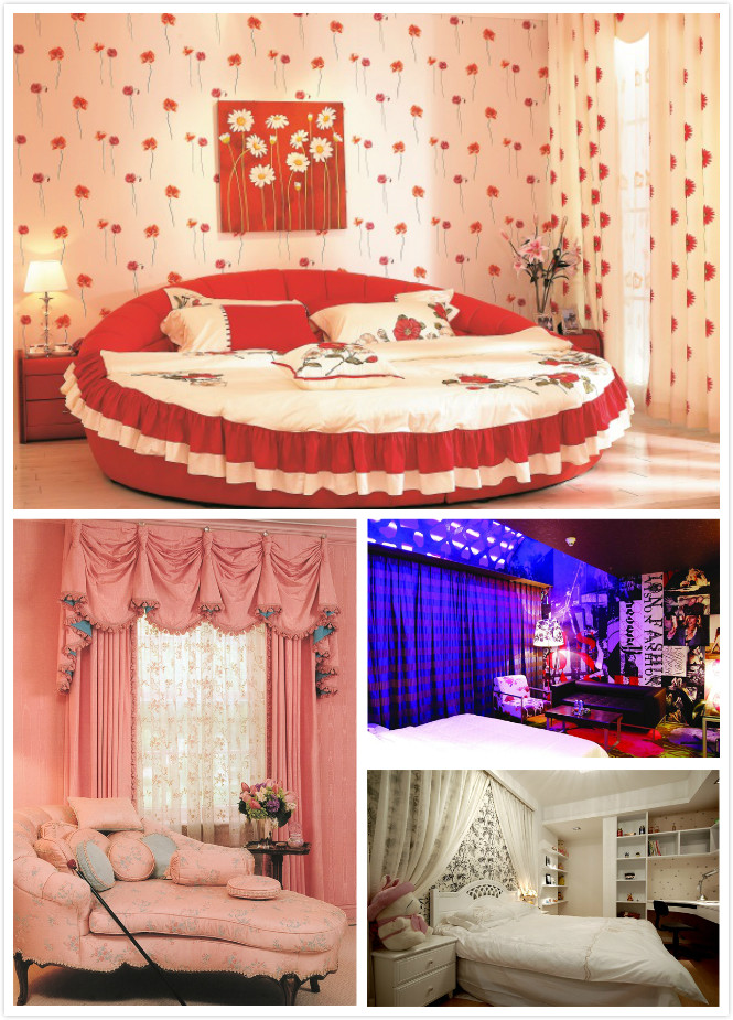 视频主播美女网红主播背景布男女直播平台后景网络直播间室内墙纸