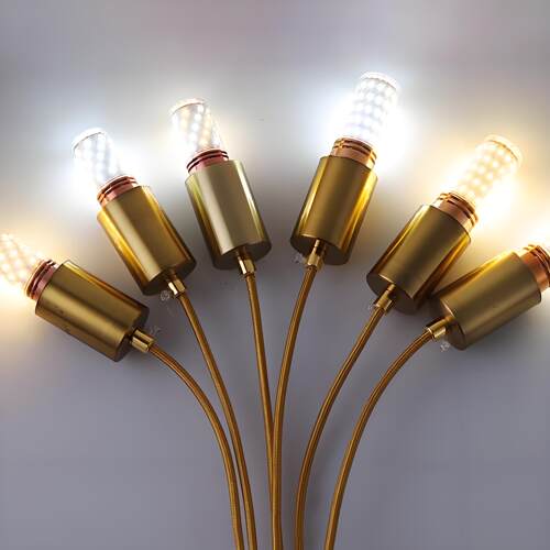 led三色变光玉米小螺口12w灯泡