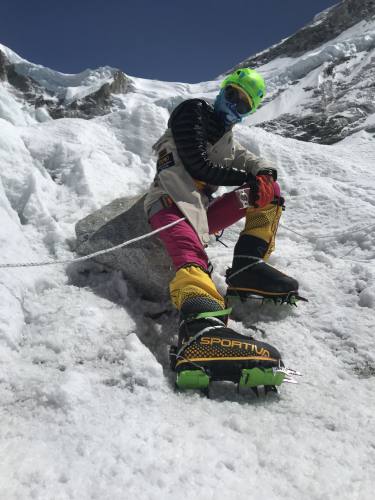 兄弟雪豹十四齿捆绑行走式探险登山攀冰BRS-S5A全卡锰钢冰爪