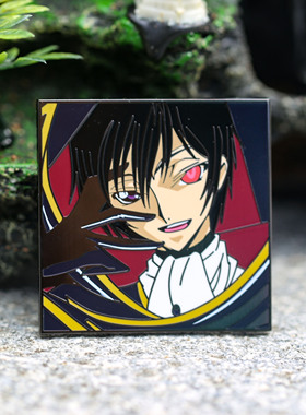 动画《反叛的鲁路修》周边金属徽章 鲁路修珐琅胸针书包装饰pin