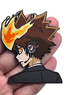 家庭教师动漫金属徽章 日本热血漫画泽田纲吉胸针书包装饰pins