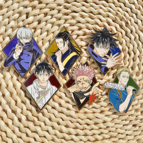 咒术回战金属胸针五条悟夏油杰