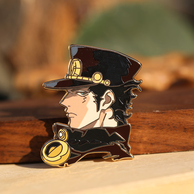 JOJO承太郎珐琅金属胸针