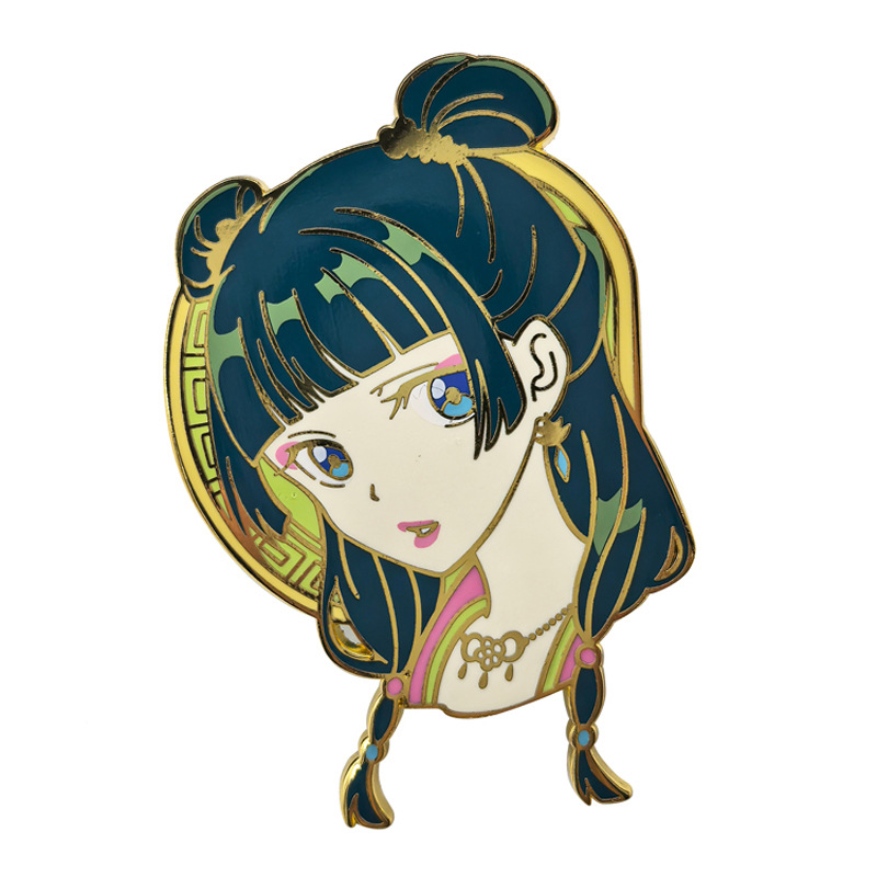 药屋少女的呢喃金属胸针 猫猫仿珐琅书包装饰徽章冰箱贴pins