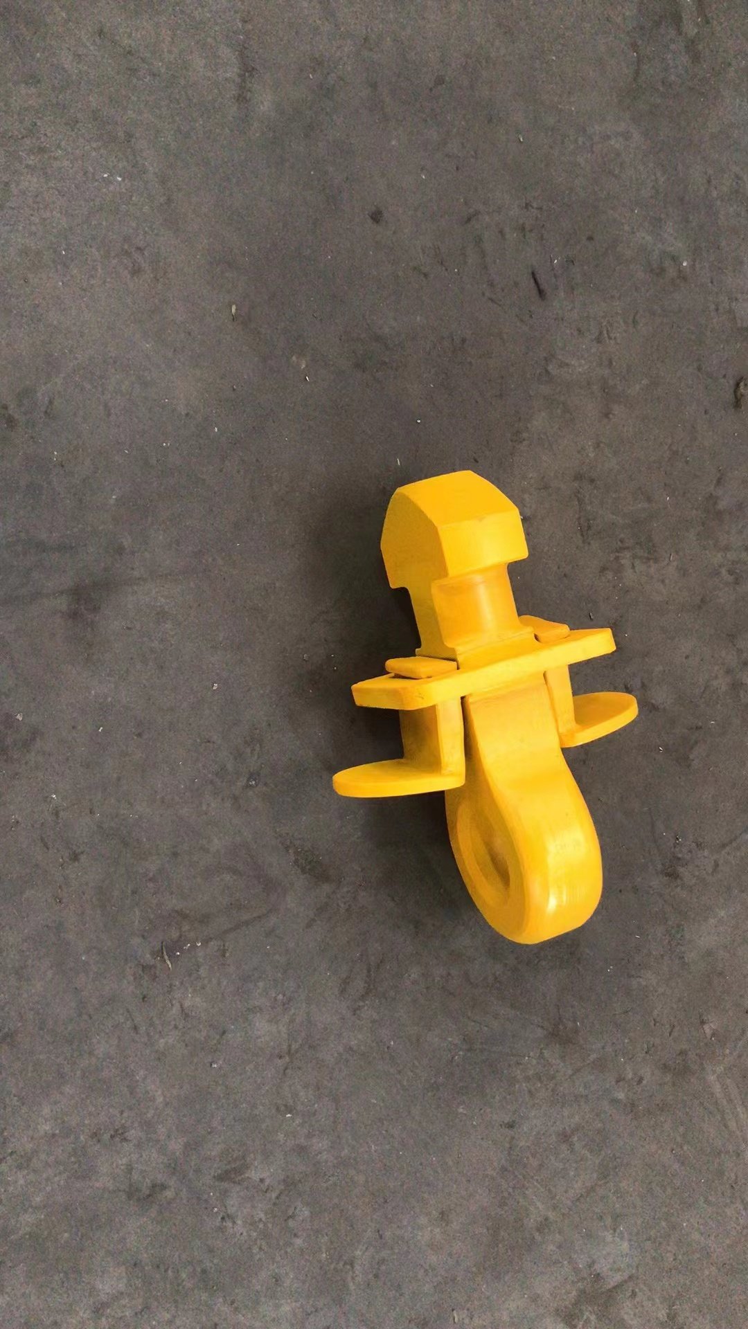 集装箱吊钩挂钩锁头吊环卡环直形自锁吊钩货箱吊点15吨包邮