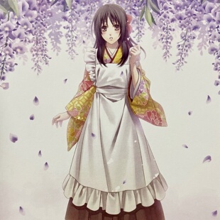 【翼方阁】定制!薄樱鬼cos雪村千鹤 大正风女仆和服cosplay女