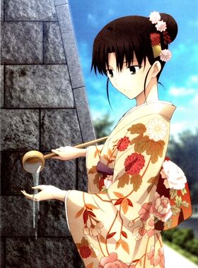 【翼方阁】定制！空之境界cos两仪式画集新年和服xosplay女