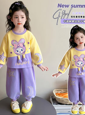 小女孩宝宝春秋装外套裤子两件套